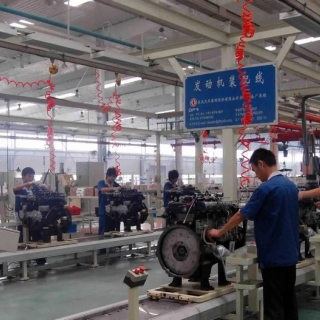 柴油发动机生产线