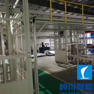 喜临门床垫流水线